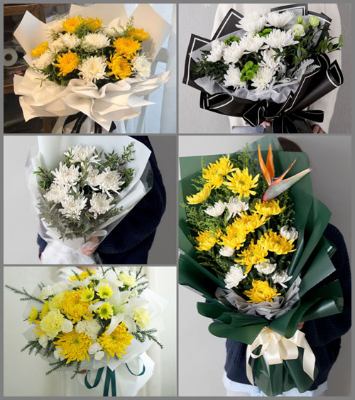 湖北黄冈市英山县雷家店镇程家咀村白事花束代送